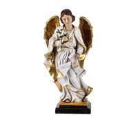 DRW Figura Arcangelo San Gabriel Resina dipinta a mano 20 cm