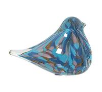 DRW Figura di un uccello di cristallo tonalità blu 11,5x7x7,5 cm
