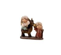 DRW Figura fuga in Egitto per bambini resina dipinta a mano 8 cm