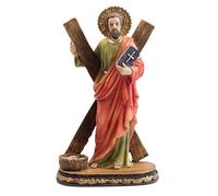 DRW Figura San Andres Resina dipinta a mano 21 cm
