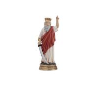 DRW Figura San Elias Resina Dipinta a Mano 13 cm
