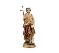 DRW Figura San Giovanni Battista Resina Dipinto a Mano 20 cm