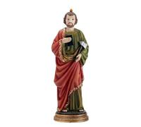DRW Figura San Giuda Ascia Resina Dipinto a Mano 30 cm