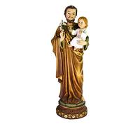 DRW Figura San Giuseppe con bambino Resina 60 cm
