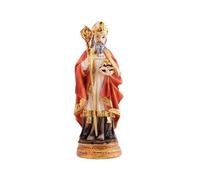 DRW Figura San Nicolas Resina Dipinta a Mano 12 cm