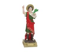 DRW Figura San Pancracio in resina 7x6x19,5 cm