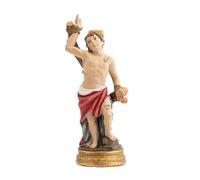 DRW Figura San Sebastian resina dipinta a mano 13 cm