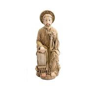 DRW Figura Santiago Portico della Gloria Resina Dipinta a Mano 11 cm