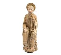 DRW Figura Santiago Portico della Gloria Resina Dipinta a Mano 15 cm