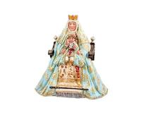DRW Figura vergine dei re blu resina dipinta a mano 15 cm