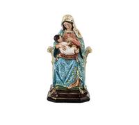 DRW Figura vergine del latte in resina dipinta a mano 15 cm