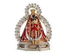 DRW Figura Vergine della Testa Rossa in Resina Dipinto a Mano da 60 cm