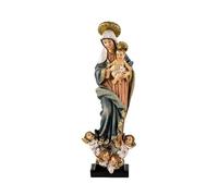 DRW Figura Vergine Immacolata Resina Dipinta a Mano Colore 20 cm