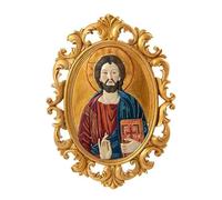 DRW Icona per appendere Gesù d'oro 15x1x20 cm