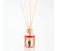 DRW Mikado Virgen del Carmen Barattolo di Vetro 3x3x6,5 cm, Rosso, 3x3x6.5 cm
