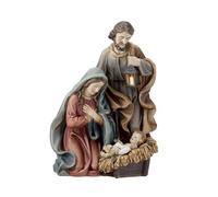 DRW Mistero 1 Pezzo Madonna, San Giuseppe e Bambino 16x25 cm