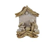 DRW Mistero moderno senza facce imitazione pietre e roccia in resina dipinta a mano 11 x 6 x 15 cm