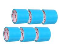DRW Nastro di riparazione tela blu 6 pezzi 80 mm x 10 m