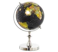 DRW Palloncino in alluminio in nichel e multipli, 21 x 20 x 35 cm, palloncino 20 cm, base 14,5 cm