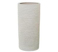 DRW Portaombrelli Ceramica Rotondo Beige Ø25x50cm