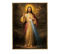 DRW Quadro Divina Misericordia con cornice 32x3x42 cm