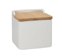 DRW Saliera Ceramica Bianco 11.3x12x11.3 cm