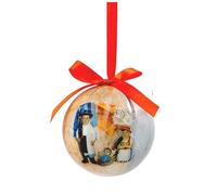 DRW Set 12 Palle di Natale Mistero Canario Canarie Ø 7 cm