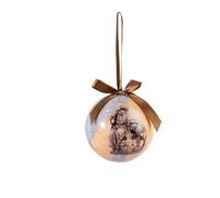 DRW Set 12 palline di Natale mistero classico Ø 7,5 cm