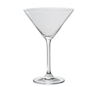 DRW Set di 6 bicchieri da Martini in vetro di Boemia 210 ml in trasparente 12 x 12 x 17,5 cm
