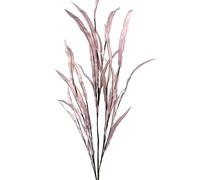 DRW Set di 6 Rami di Foglie Artificiali in Schiuma Eva, plastica e Carta Viola, 90 cm, Violetto, Medidas: 90cm
