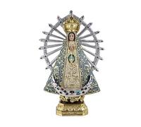 DRW Statuetta Madonna di Lujan Argentina Resina dipinta a mano 19 cm