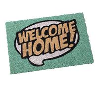 DRW Zerbino rettangolare in fibra di cocco con logo Welcome Home 40 x 60 cm