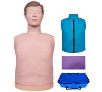 DRXRD Manichino Addestramento per RCP Manichino Rianimazione con Borsa da Trasporto e Tappetino per Padroneggiare Corrette Tecniche di Primo Soccorso e Metodi Operativi