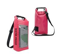 Dry Bag con schermo in PVC tracolla staccabile Top Rolling Design per Trekking Drifting Rafting Surf Kayak Canottaggio Sport Attrezzature da campeggio, Rosa, Moda tempo libero