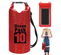 Dry Bags Waterproof, Water Proof Bags, Boating Gear Bag, Roll Top Lightweight Storage Backpack for Camping, Commuting, Shopping, Outdoor, 16.14x7.68x0.2 inches