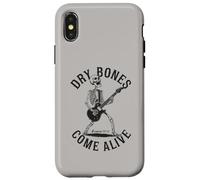 Dry Bones Come Alive Chitarrista Scheletro Christian Rocking Custodia per iPhone X/XS