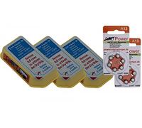 DRY-BRIK II set da 3 pezzi, pietre asciugatrici, pietre essicanti include StartPower Batterie per apparecchi acustici, (12 pezzi)