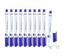 Dry Erase Marker Set - 10 Pieces School Pens | Fine 0.5mm Tip, Classroom Whiteboard Writing Tools, Teacher Student Calendar Drawing Supplies For Preschool Kindergarten School Office Home Learning