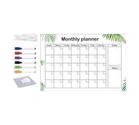 Dry Erase Monthly Planner | Environmentally Friendly Acrylic Erasable Board Multi-purpose,study Room Decors For Plan, Tasks, Thoughts, Reminder, Mood, Suggestion