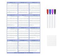 Dry Erase Wall Calendar - Magnetic Planner Writeboard | 2025 Orizzontale Vertical Wall Planner With Marker | 36X24Inch Double Sided Walls Decoration Walls Sticker For Business Cards | Planning Board