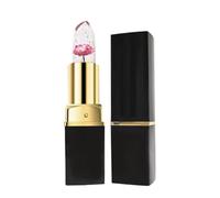 Dry Flower Lipstick Flower Color Change Moisturizing Temperature Change Nourishing Jelly Color Change Gold Foil Lipstick Jelly Color Change Cura labbra Fragola (D A)