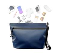 Dry Storage Pouch, Zippered Tote Bag, Multipurpose Waterproof Organizer, Sturdy Travel Case, Grande Personal Gear Holder for Kayaking, Boating, Work, Camping, Outdoor, Commute, 12,4 x 4,53 x 7,87