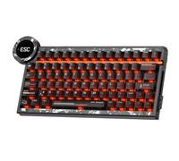 DRY STUDIO Battleye R2 Tastiera da gioco cablata con interruttore magnetico, 74,5 RT 0,001 trigger rapido, latenza 0,1 ms, polling 8K, interruttore rapido 0.97s 4 modalità, display tattico LCD da 1,7
