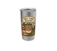 Dry Time Ready Mele Erbe Dispensa Bicchiere termico in acciaio inox doppia parete