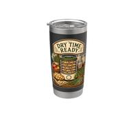 Dry Time Ready Mele Erbe Dispensa Bicchiere termico in acciaio inox doppia parete