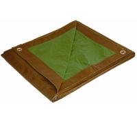 Dry Top 6 'x 8' Brown/Green Reversible Full Size 7-Mil Poly TARP Item #, 110128