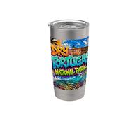 Dry Tortugas National Park Florida Keys Graffiti Art Bicchiere termico in acciaio inox doppia parete
