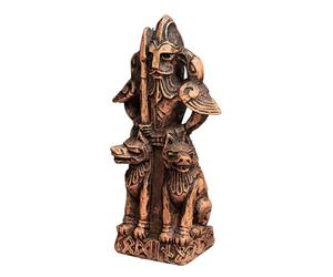 Dryad Design The All-Father Norse God Odin - Statuetta in legno