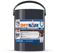 Drybase Guaina Liquida Impermeabile (5 Litri, Bianco) Pittura Impermeabile a Membrana per Pareti e Pavimenti Interni ed Esterni. Vernice Impermeabilizzante. Copertura 5m²