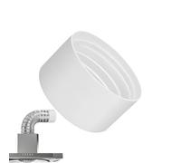 Dryer Duct Quick-Connect Adapter - 4-Inch Exhaust Pipe Extension & Connector | Leak-Proof Ventilation Fitting for Home Laundry, Apartment, and Dorm Dryer Setup